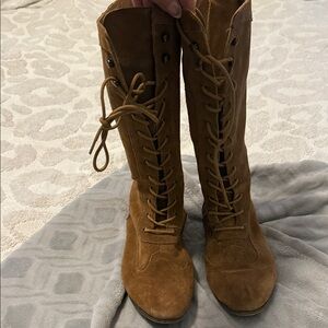 Joyfolie Brown Lace-Up Kids Boots